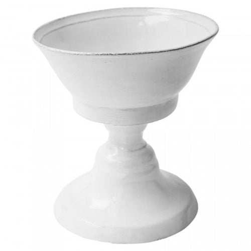 john derian Simple Bowl on Stand Add to cart Bol sur Pied Details 5.5" Diameter x 6.1" High Black Terra Cotta with White Enameled Glaze Each item will feature unique variations Made in Paris Care Dishwasher safe on a moderate wa