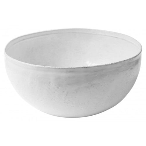 john derian Simple Large Salad Bowl Add to cart Grand Saladier Details 11.4" Diameter x 5.7" Deep Black Terra Cotta with White Enameled Glaze Each item will feature unique variations Made in Paris Care Dishwasher safe on a moder