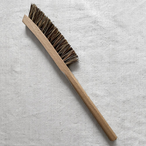 john derian Small Corner Brush Add to cart small scrubbing brush with handle Details11" L Untreated beechwood Union fibre Made in Germany Redecker is a family run company that has been in the brush business for 75 years. Each