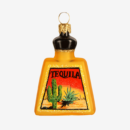john derian Small Tequila Bottle Ornament Add to cart All Holiday ornaments and items are final sale and are not eligible for return or exchange.  Details 2.5" H