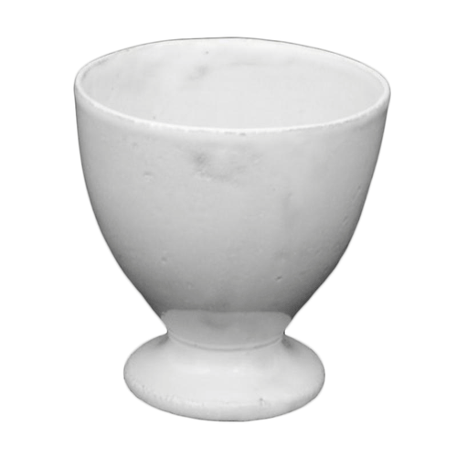 john derian Sobre Goblet with Foot Add to cart Gobelet sur Piedr Details 3.7" x 3.7" x 3.8" Black Terra Cotta with White Enameled Glaze Each item will feature unique variations Made in Paris Care Dishwasher safe on a moderate wa