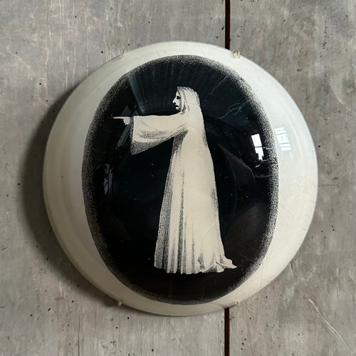 John Derian Spectre's Reflection Facing Left (Convex) 9" Round Bowl