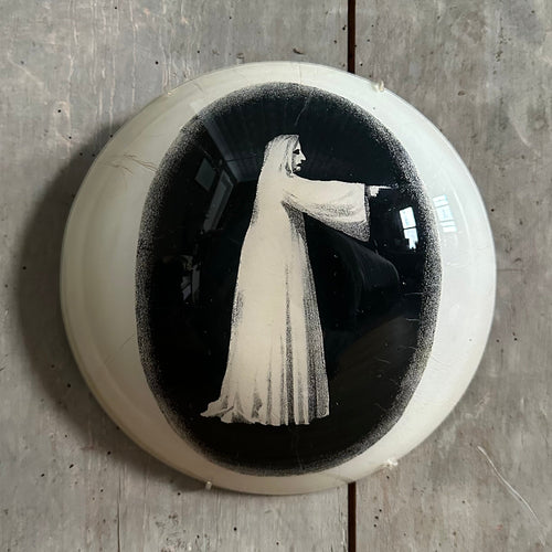 John Derian Spectre's Reflection Facing Right (Convex) 9" Round Bowl