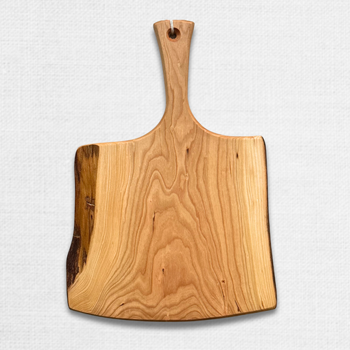 john derian Spencer Peterman 15" Cherry Wood Cutting Board with Handle (SP-22) Add to cart This spalted maple small cutting board crafted from a fallen New England trees is upcycled to reveal natural intricate lines throughout t