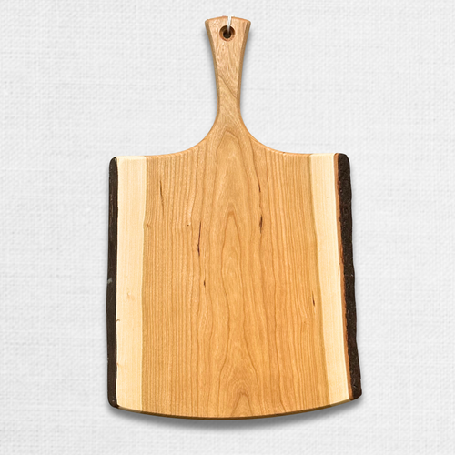 john derian Spencer Peterman 18" Cherry Wood Cutting Board with Handle (SP-16) Add to cart This spalted maple small cutting board crafted from a fallen New England trees is upcycled to reveal natural intricate lines throughout t