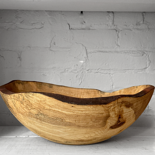 John Derian Spencer Peterman Live Edge Cherry Wood 18" Round Bowl (# 13) Add To Cart The Spencer Peterman Cherry Wood Bowl Is Handcrafted From New England Cherry A Prized Hardwood With Warm Hues And A Satiny Grain. Symbolizing S