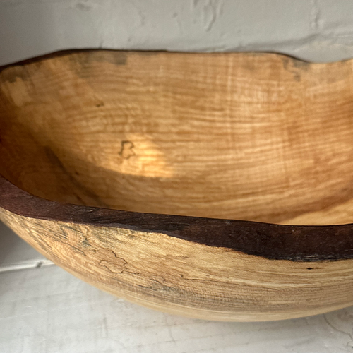John Derian Spencer Peterman Live Edge Cherry Wood 18" Round Bowl (# 13) Add To Cart The Spencer Peterman Cherry Wood Bowl Is Handcrafted From New England Cherry A Prized Hardwood With Warm Hues And A Satiny Grain. Symbolizing S