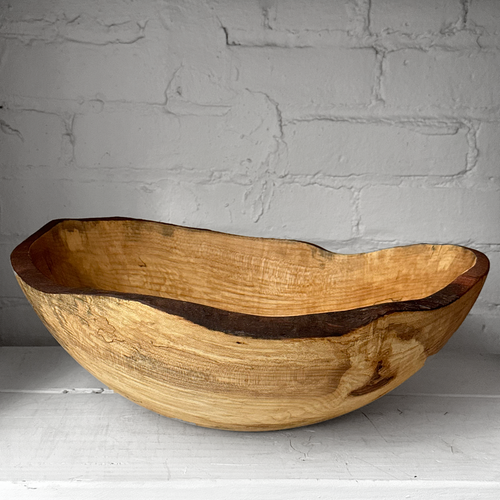 john derian Spencer Peterman Live Edge Cherry Wood 18" Round Bowl (# 13) Add to cart The Spencer Peterman Cherry Wood Bowl is handcrafted from New England cherry a prized hardwood with warm hues and a satiny grain. Symbolizing s