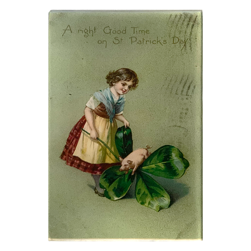 john derian St. Patrick's Postcard 5 x 8" Cell Phone Tray