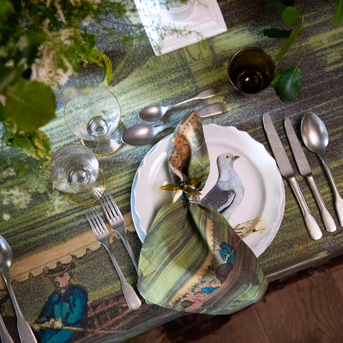 John Derian Summerill & Bishop X John Derian "Central Park" Linen Napkin Set Of 6 Add To Cart We Are Excited To Announce A Collection With Summerill & Bishop Inspired By John's 18th And 19th-century Imagery. The Collection Celeb