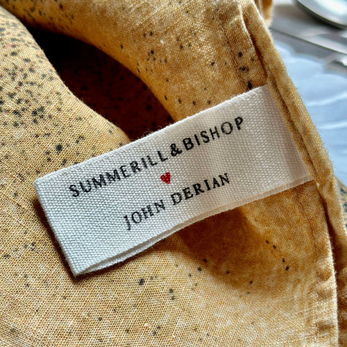 John Derian Summerill & Bishop X John Derian "Eye" Linen Napkin Set Of 6 Add To Cart A Symbol Of Curiosity Wisdom And Protection The Eye Napkin Brings A Striking Focal Point To Your Table. Designed In Collaboration With John Der