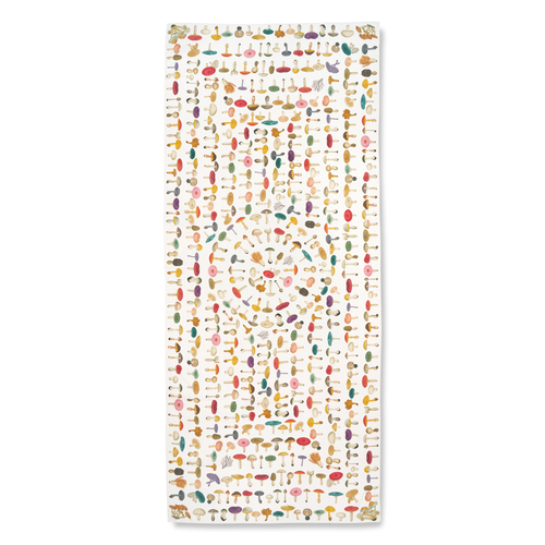 john derian Summerill & Bishop x John Derian "Fungi" Tablecloth in White 65" x 150" - $525.00 65" x 118" - $475.00 65" x 98" - $395.00