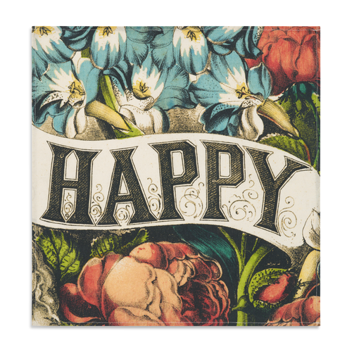 john derian Summerill & Bishop x John Derian "Happy" Linen Napkin Set of 6 Add to cart Bursting with joyful charm the 'Happy' Linen Napkin features a playful typographic design that instantly lifts the mood. Created in collabora
