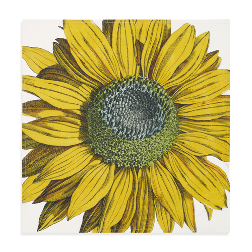 john derian Summerill & Bishop x John Derian "Sunflower" Linen Napkin Set of 6 Add to cart Created in collaboration with John Derian this design showcases a joyful sunflower in rich detail inspired by antique botanical prints fr