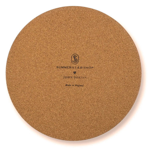 John Derian Summerill & Bishop X John Derian 'Sunflower' Round Cork-Backed Placemat Add To Cart Adapted From John Derian’s Archive 'Sunflower' Is A Vintage-inspired Botanical Design Bringing Rustic Beauty And Brightness To The