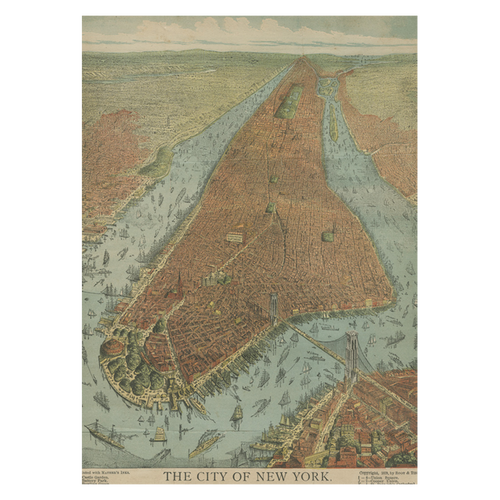 john derian The City of New York Card With Envelope (Pack of 6)