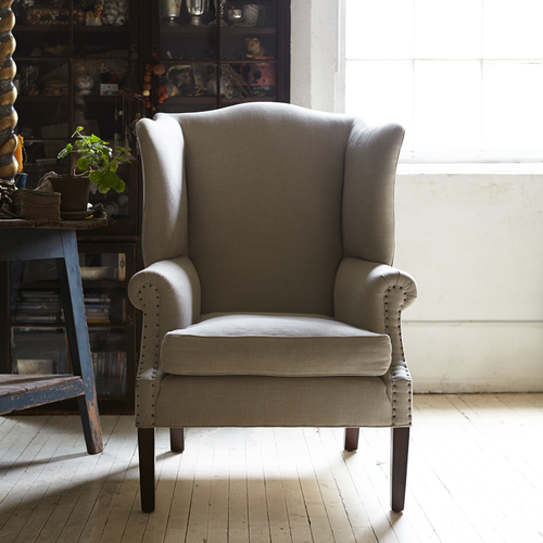 John Derian Thorntail Wingback Chair John Derian Collection