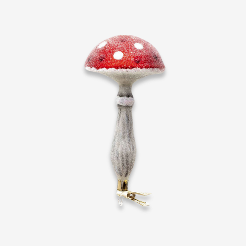 john derian Toadstool Mushroom Clip-On Ornament Add to cart All Holiday ornaments and items are final sale and are not eligible for return or exchange. With its classic colors and whimsical details this eccentric mushroom orna