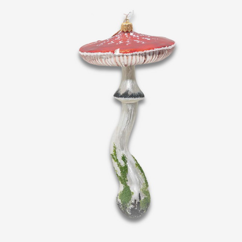 john derian Toadstool Mushroom Ornament Add to cart All Holiday ornaments and items are final sale and are not eligible for return or exchange. With its natural hues and whimsical details this eccentric mushroom ornament bring