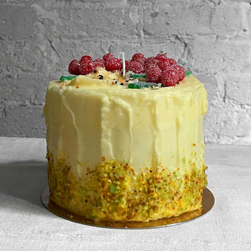 john derian Torta Pasticcera Crema Custard Add to cart Details 6.5" W x 6" H Paraffin Wax Each item will feature unique variations Made in Italy Care Remove All Paper Before Burning. Not intended for children.   Cereria Intro