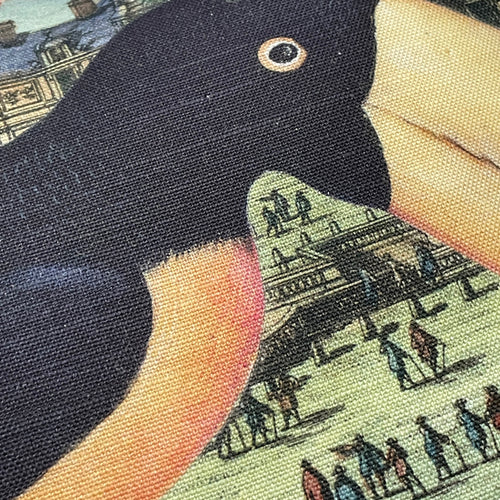 John Derian Toucan Floral Sepia Add To Cart Details 24" X 18" 100% Linen Each Item Will Feature Unique Variations Down Insert Included Made In UK Care Hand Wash Only In 2018 Designers Guild And John Derian Launched An Exclusive