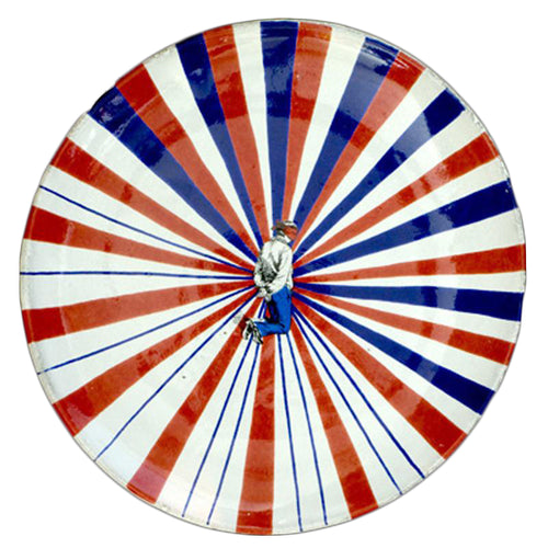 john derian Tricolore Plate with Motif Add to cart Assiette à Dessert avec Motif Details 8.1" Diameter x 0.5" Deep Black Terra Cotta with White Enameled Glaze Each item will feature unique variations Made in Paris Care Dishwash