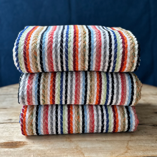 John Derian Turkish Bath Towel In Chevron Add To Cart Details  30" X 60" 100% Organic Bergama Turkish Cotton Handwoven in Bursa Turkey Care Machine Washable. Turkish Cotton Becomes Softer Fluffier And More Absorbent Over Time