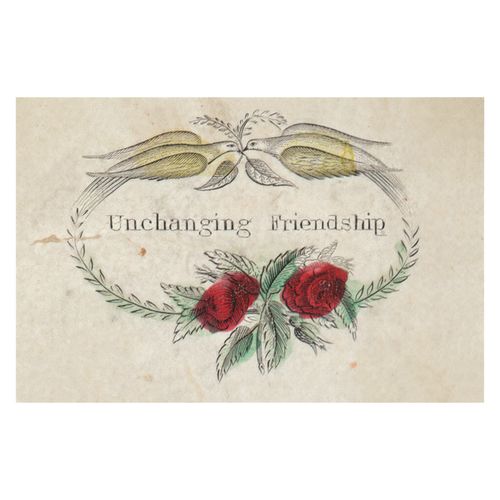 john derian Unchanging Friendship Postcard (Pack of 10)