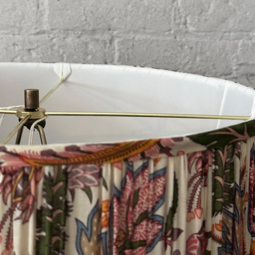 John Derian "Une Perse" Drum Lampshade Add To Cart Details 16" X 17" X 13" H