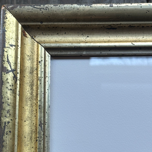 John Derian "Urn" In A Vintage Frame Ready To Ship Linocut