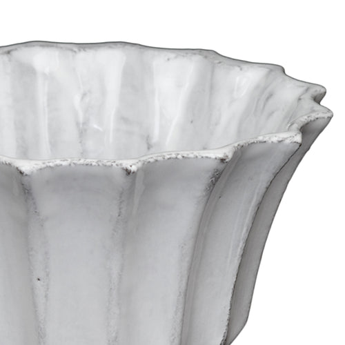 John Derian Vauban Bowl On Stand Add To Cart Details 5.3" Length X 5.3" Width X 6.1" Height Black Terra Cotta With White Enameled Glaze Each Item Will Feature Unique Variations Made In Paris Care Dishwasher Safe On A Moderate Wa