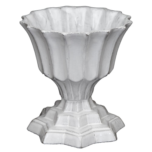 john derian Vauban Bowl on Stand Add to cart Details 5.3" length x 5.3" width x 6.1" height Black Terra Cotta with White Enameled Glaze Each item will feature unique variations Made in Paris Care Dishwasher safe on a moderate wa