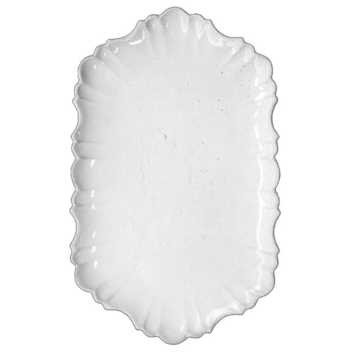 john derian Victor Medium Platter Add to cart Plat Moyen Details 16.1" Length x 10.2" Width x 1" Height Black Terra Cotta with White Enameled Glaze Each item will feature unique variations Made in Paris Care Dishwasher safe on a