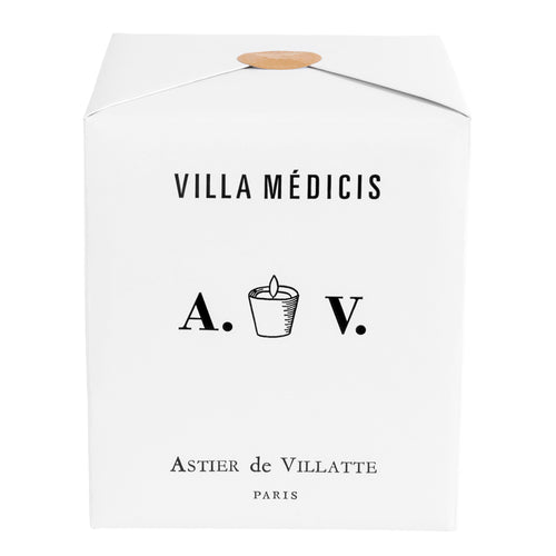 John Derian Villa Médicis Candle Add To Cart Contains Essences Of Lemon Lavender Oregano And Cedar. Details 3 1/2" Diameter X 4" Tall 100% Natural 100% Cotton Braided Wick Burn Time: 60-70 Hours The Glass Pots Are Blown In Tusc