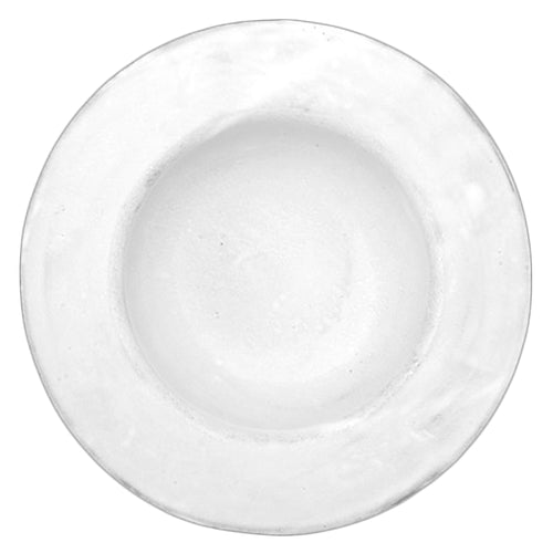 john derian Villa Médicis Soup Plate Add to cart Assiette Creuse Details 9.8" Diameter 1.2" Deep Black Terra Cotta with White Enameled Glaze Each item will feature unique variations Made in Paris Care Dishwasher safe on a moder