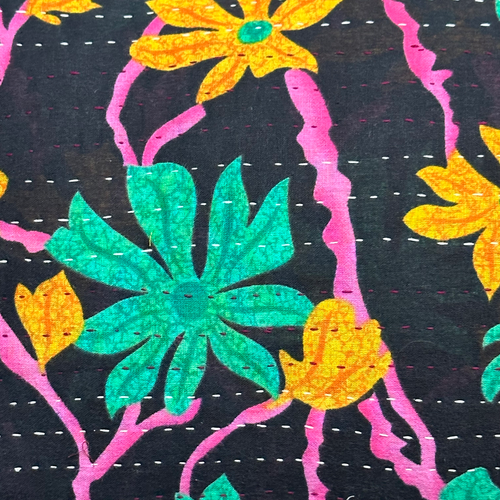 John Derian Vintage Sari Pillow (JFP-01) Add To Cart Jeanette Farrier Curates Exquisite Vintage Cotton Sari Fabrics From India Resulting In Her Exceptional Line Of Kantha Pillows And Blankets. This One-of-a-kind Pillow Is A Uniq