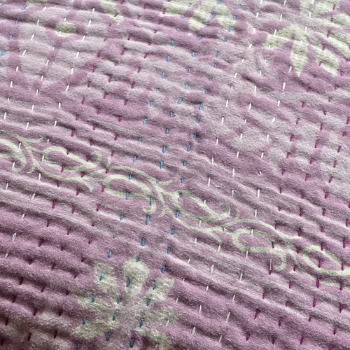 John Derian Vintage Sari Pillow (JFP-10) Add To Cart Jeanette Farrier Curates Exquisite Vintage Cotton Sari Fabrics From India Resulting In Her Exceptional Line Of Kantha Pillows And Blankets. This One-of-a-kind Pillow Or Sham I