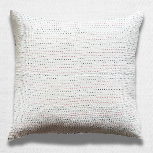 John Derian Vintage Sari Pillow (JFP-12) Add To Cart Jeanette Farrier Curates Exquisite Vintage Cotton Sari Fabrics From India Resulting In Her Exceptional Line Of Kantha Pillows And Blankets. This One-of-a-kind Pillow Or Sham I