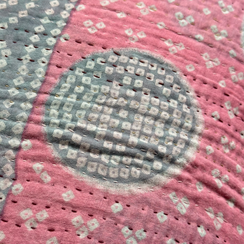 John Derian Vintage Sari Pillow (JFP-12) Add To Cart Jeanette Farrier Curates Exquisite Vintage Cotton Sari Fabrics From India Resulting In Her Exceptional Line Of Kantha Pillows And Blankets. This One-of-a-kind Pillow Or Sham I