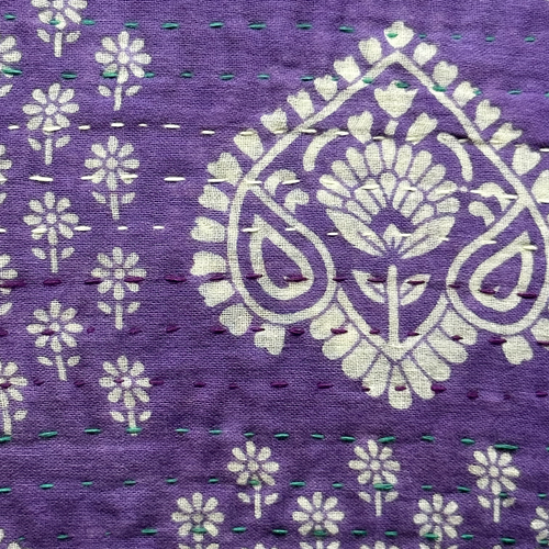 John Derian Vintage Sari Pillow (JFP-19) Add To Cart Jeanette Farrier Curates Exquisite Vintage Cotton Sari Fabrics From India Resulting In Her Exceptional Line Of Kantha Pillows And Blankets. This One-of-a-kind Pillow Or Sham I