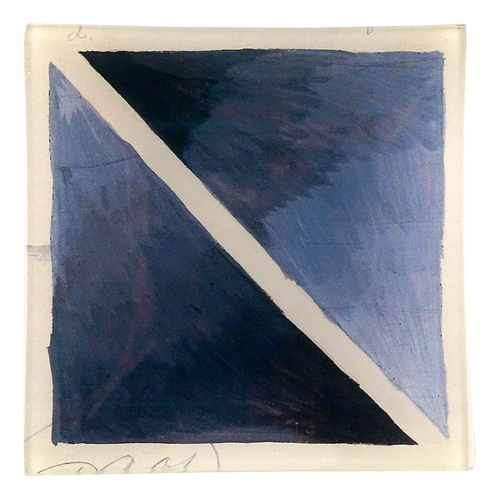 john derian Wash & Gouache: Gradation Un Vide Poche (6" Square)