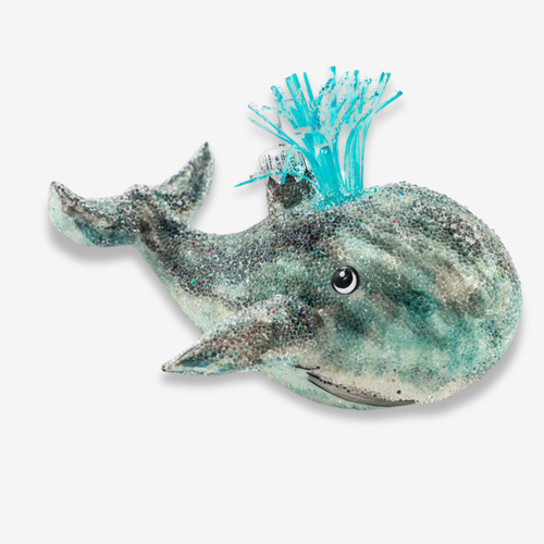 john derian Whale Ornament Add to cart All Holiday ornaments and items are final sale and are not eligible for return or exchange.  Catch of the day Add a touch of the nautical charm to your holiday décor with this Whale Ornam