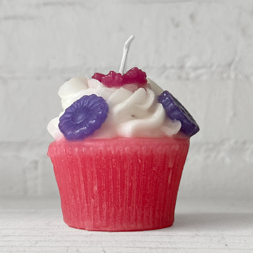 john derian White Frosting with Purple Flowers Cupcake Candle Add to cart Details 2.5" W x 3" H Paraffin Wax Each item will feature unique variations Made in Italy Care Remove All Paper Before Burning. Not intended for children.
