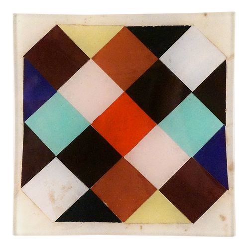 john derian Woven Color Study Un Vide Poche (6" Square)