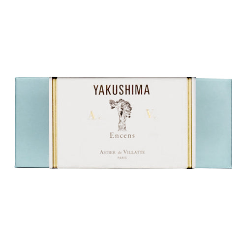 john derian Yakushima Incense Add to cart Contains earthy scents of cedar moss and wild azalea.  Details 6" x 2.5" x .7" Each box contains 125 sticks. 30 minute burn time. 100% natural. Care To begin light the end of the incen