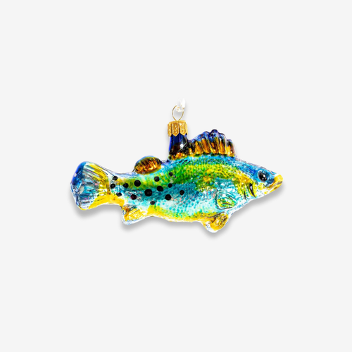 john derian Yellow & Blue Fish Ornament Add to cart All Holiday ornaments and items are final sale and are not eligible for return or exchange.  Catch of the day Add a touch of the nautical charm to your holiday décor with thi