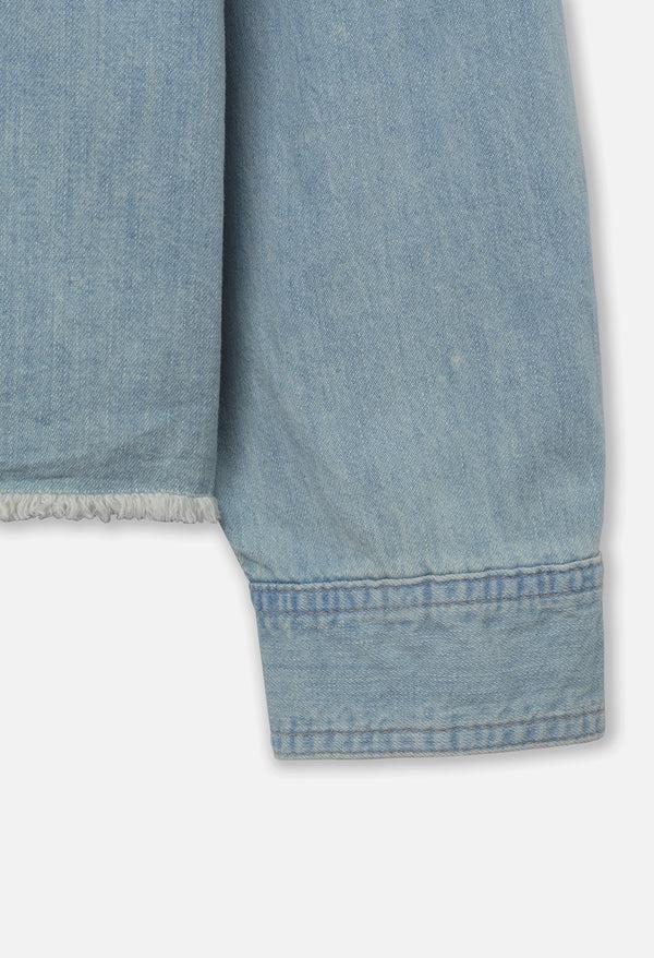 John Elliott Hemi Princeton Work Shirt Washed Indigo