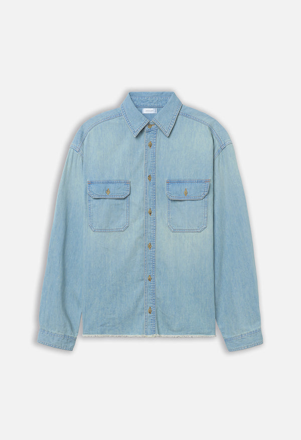 john elliott Hemi Princeton Work Shirt Washed Indigo