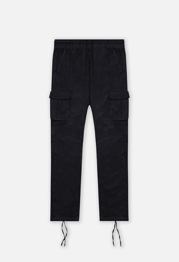 John Elliott Back Sateen Cargo Pants Black