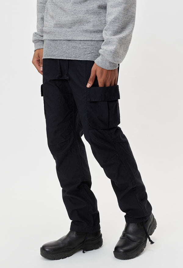 john elliott Back Sateen Cargo Pants Black